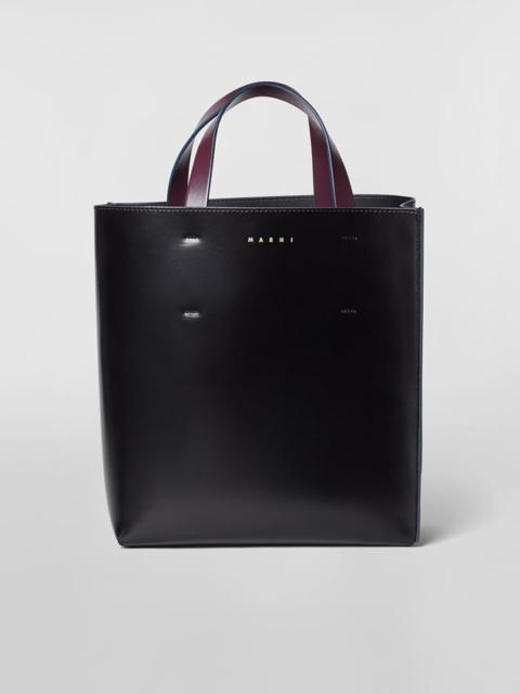 MUSEO SHOPPING BAG IN SHINY SMOOTH CALFSKIN
