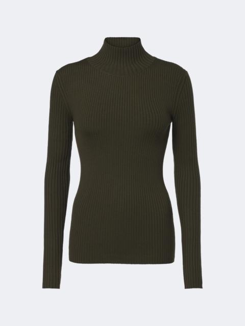 Victoria Beckham Ribbed-knit wool-blend sweater