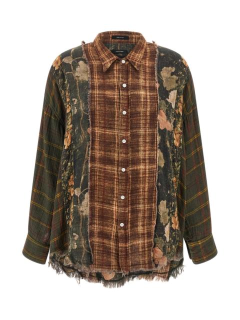 R13 Patchwork shirt