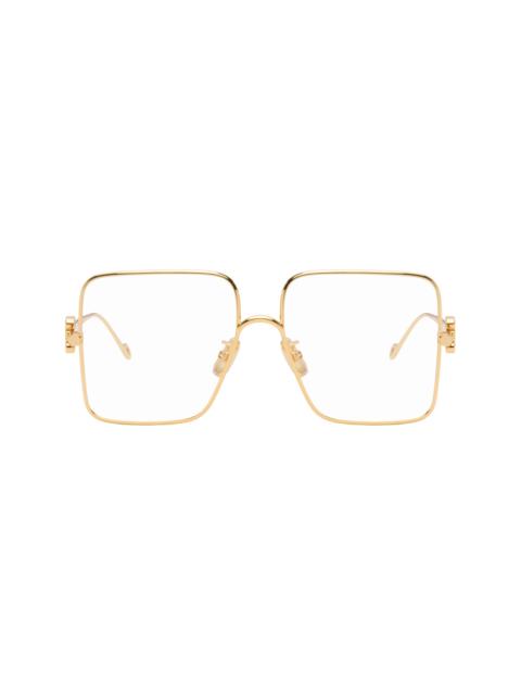 Loewe Gold Square Glasses