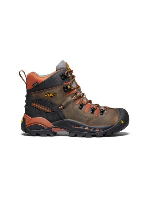 KEEN Men's Pittsburgh 6" Waterproof Boot (Soft Toe)