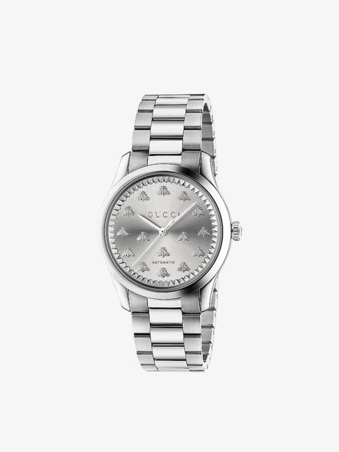 GUCCI YA1264190 G-Timeless stainless-steel quartz watch