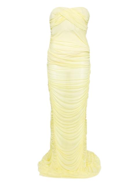 Blumarine strapless ruched maxi dress