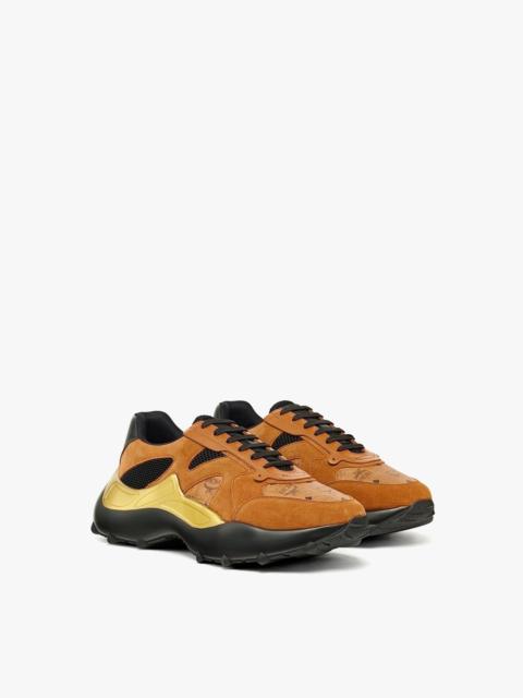 MCM Skystream Sneakers in Visetos Leather Mix