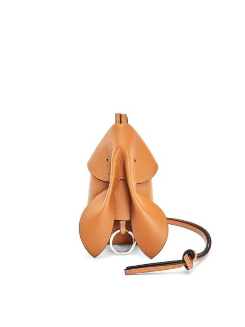 Loewe Bunny key cardholder in grained calfskin
