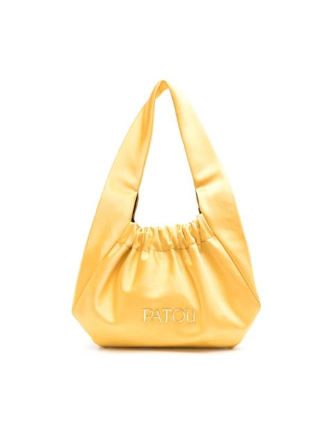 PATOU Le Biscuit satin tote bag