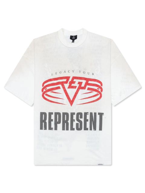 REPRESENT LIVING LEGACY T-SHIRT - WASHED ECRU
