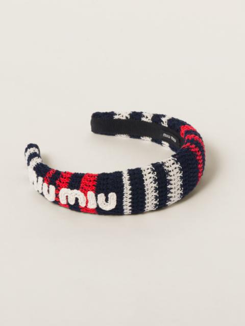 Miu Miu Crochet headband