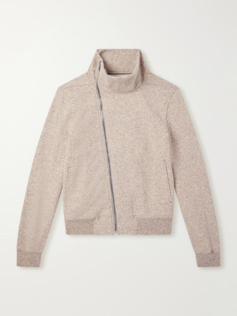 Rick Owens Bauhaus Wool and Cotton-Blend Zip-Up Sweater