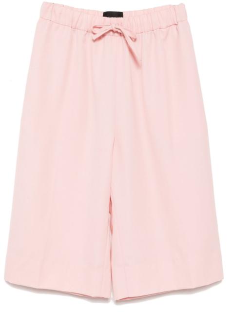 Simone Rocha wide-leg elasticated long shorts