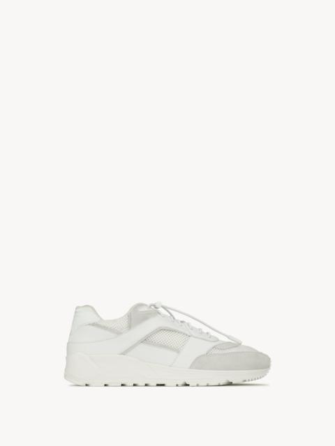 SAINT LAURENT BUMP SNEAKERS IN SMOOTH LEATHER AND SUEDE