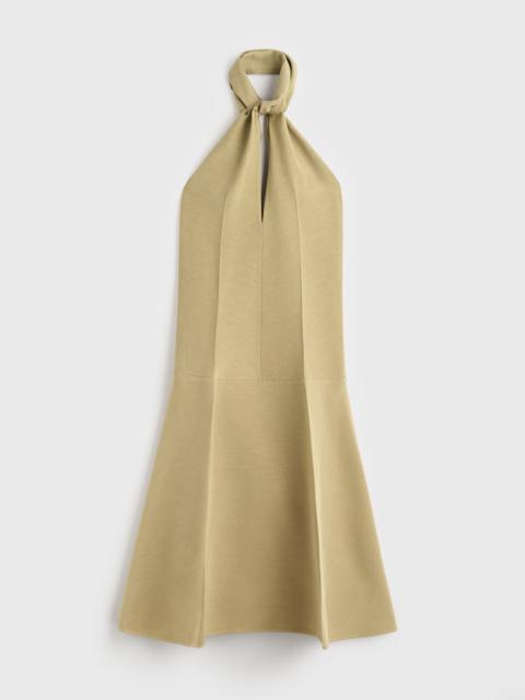 TOTEME Twist halter dress cumin