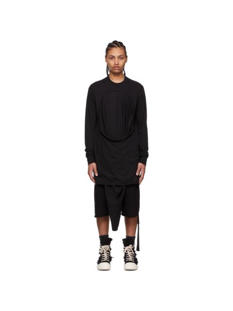 Rick Owens DRKSHDW Black Cotton Long Sleeve T-Shirt