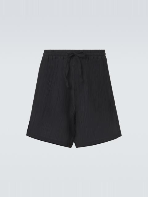 UMITBENAN Julian linen and cotton shorts