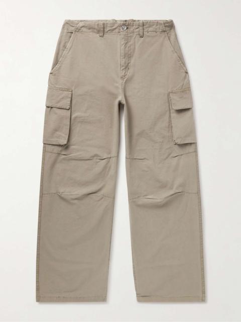 Our Legacy Mount Straight-Leg Cotton-Canvas Cargo Trousers