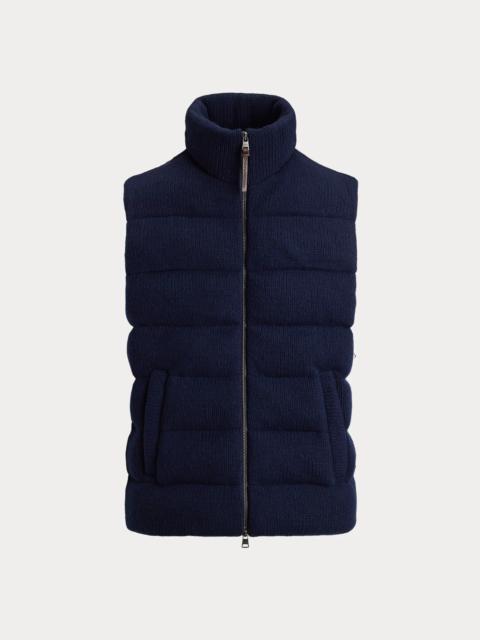 Polo Ralph Lauren Quilted Wool Sweater Vest