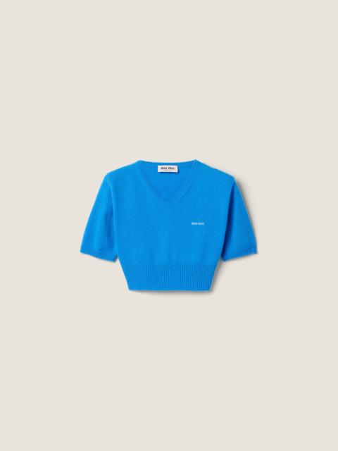 Miu Miu Cropped cashmere sweater