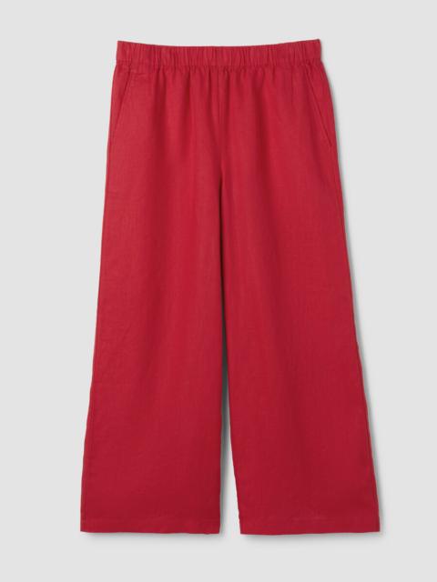 EILEEN FISHER Organic Linen Wide-Leg Pant