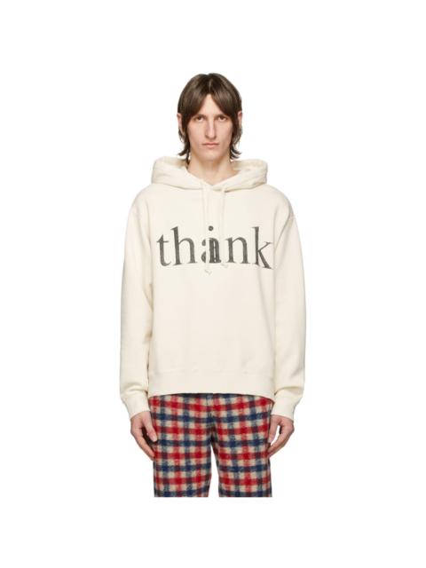 GUCCI 'think/thank' 프린트 셔츠