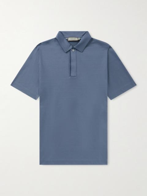 Canali Cotton-Jersey Polo Shirt