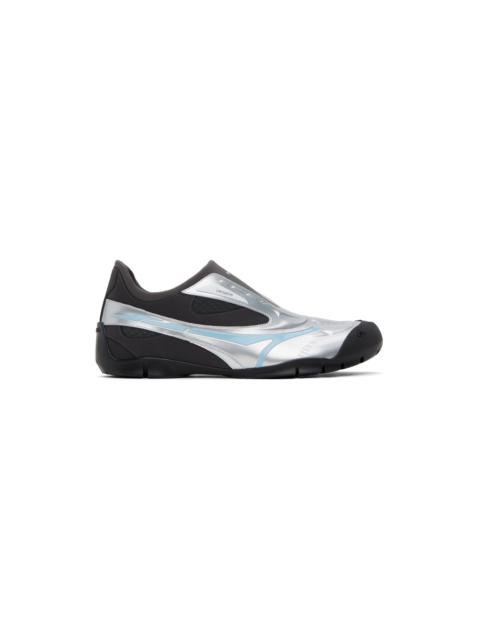 untitlab® Black & Silver Swift Trek Sneakers