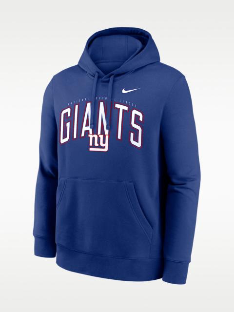 Nike New York Giants Club Men's Nike NFL Pullover Hoodie