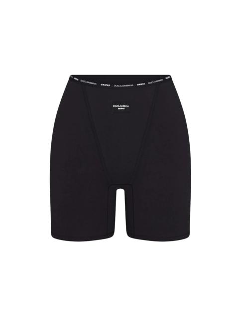 SKIMS SKIMS x Dolce&Gabbana Cotton Jersey Boxer Onyx