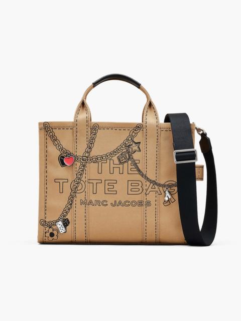 THE TROMPE L'OEIL CHARM CANVAS MEDIUM TOTE BAG