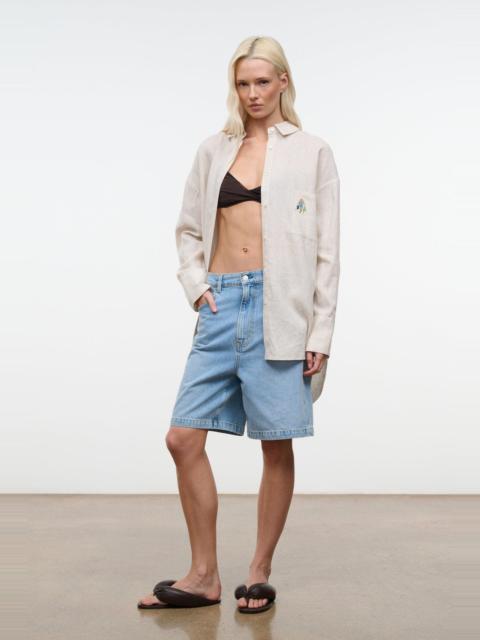 STAUD STAUD SANDBAR LINEN TOP NATURAL