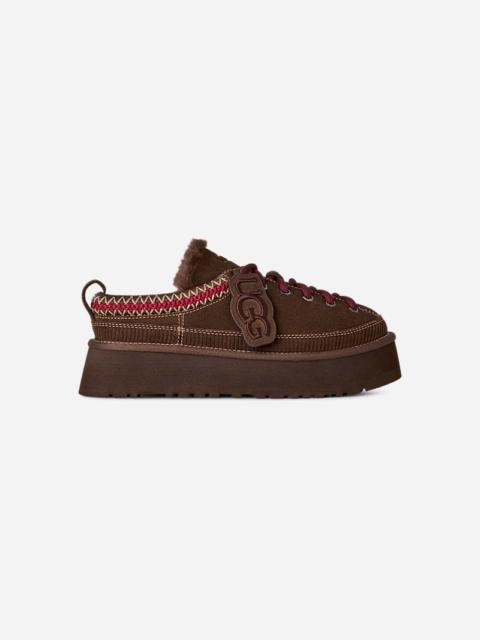 UGG ® Women's Heritage Lace-Up Slipper Sheepskin in Burnt Cedar