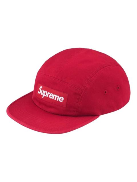 Supreme Supreme FW26 Washed Chino Twill Camp Cap 'Red' SUP-FW26-1069-RED