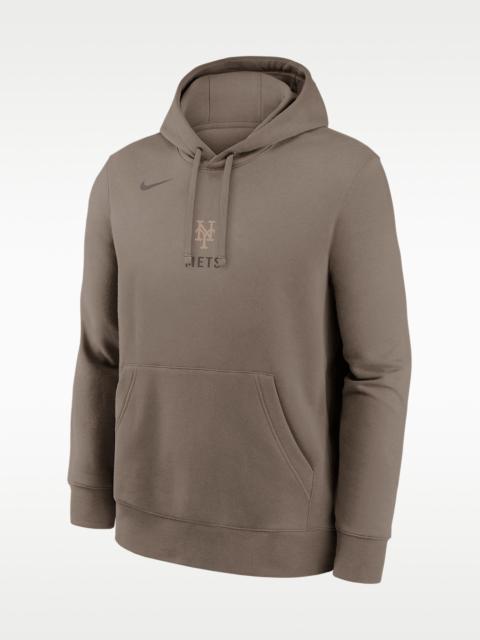 Nike New York Mets Fashion Hemp Club Men's Nike MLB Pullover Hoodie