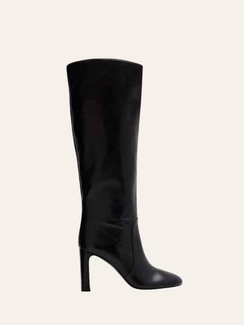 Stuart Weitzman Babette Tubo Leather Knee-High Boots