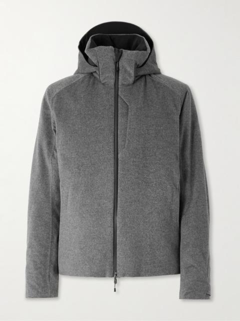 SEASE Balma 2.0 Padded Coated-Cashmere Hooded Jacket
