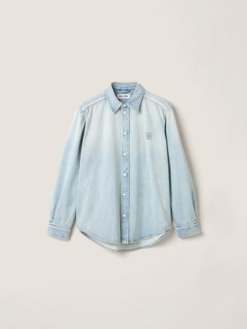 Miu Miu Washed denim shirt