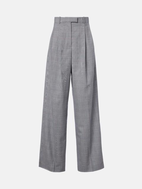 Givenchy Checked wool wide-leg pants