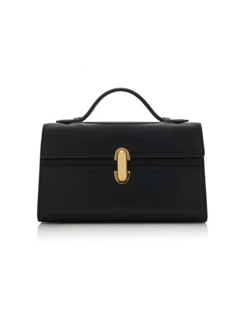 SAVETTE The Symmetry Leather Mini Bag black