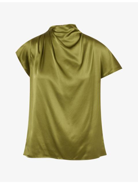 STAUD Davina Silk Top