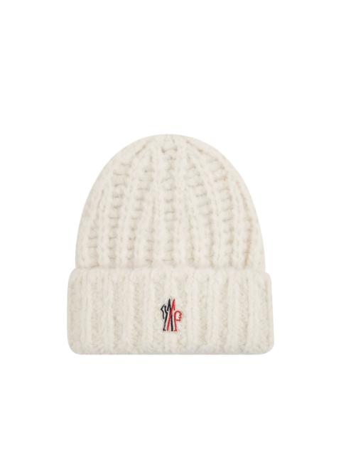 Moncler Grenoble logo-patch beanie hat