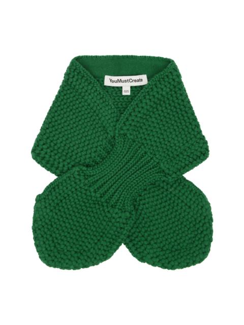 YMC Green Slot Scarf