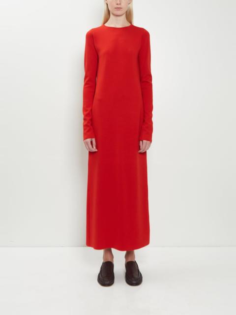 AURALEE Stretch Wool Double Face Knit Dress