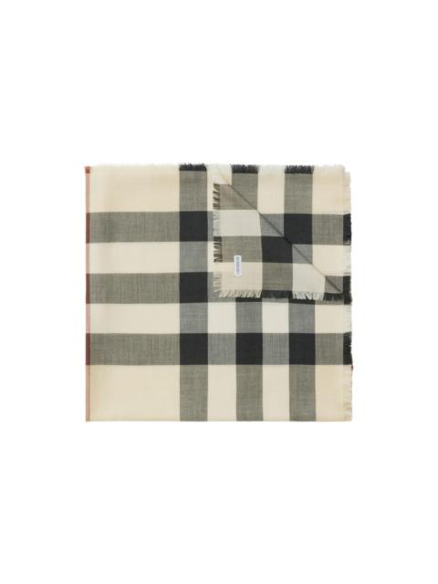 Burberry Vintage Check frayed scarf