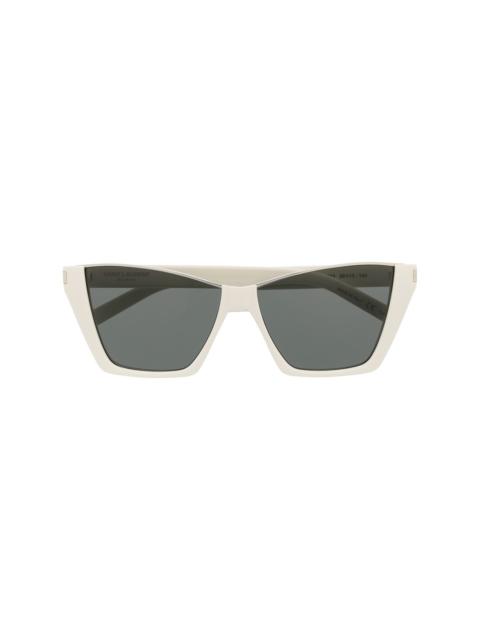 SAINT LAURENT Kate cat-eye frame sunglasses