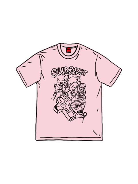Supreme Daniel Johnston Tee Light Pink