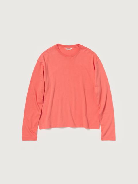 AURALEE BRUSHED ORGANIC COTTON JERSEY L/S TEE