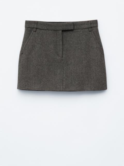 & Other Stories Wool Mini Skirt