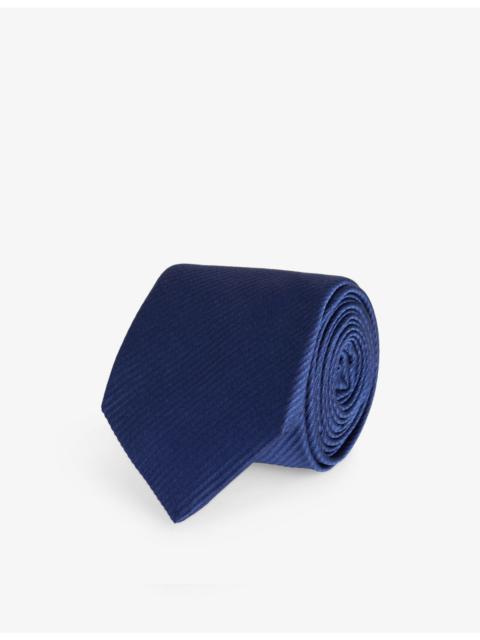 TOM FORD Diamond-Weave Slim Silk Tie