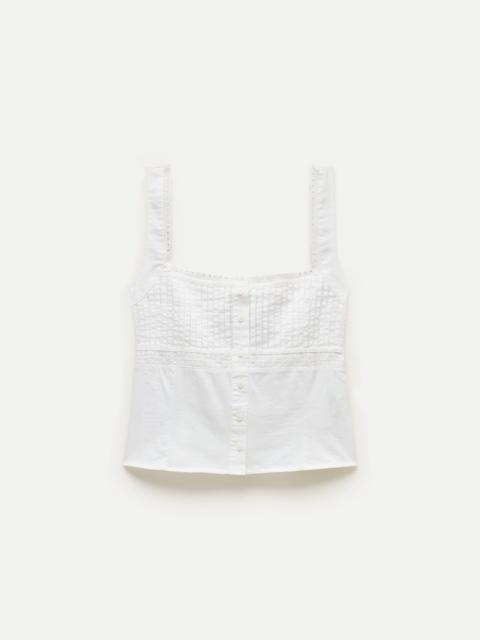 J.CREW Pintuck tank top