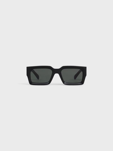 Black Frame 53 Sunglasses in Acetate