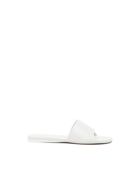 Amina Muaddi Bianca sandals